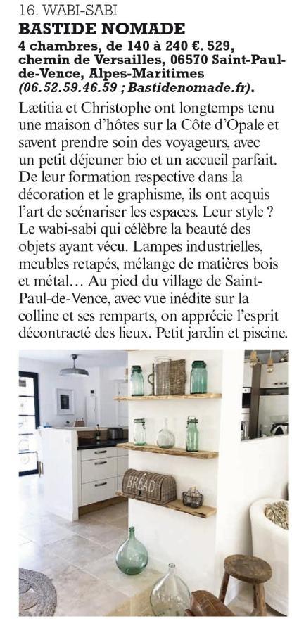 Maison d'hôtes Bastide Nomade - Saint-Paul-de-Vence